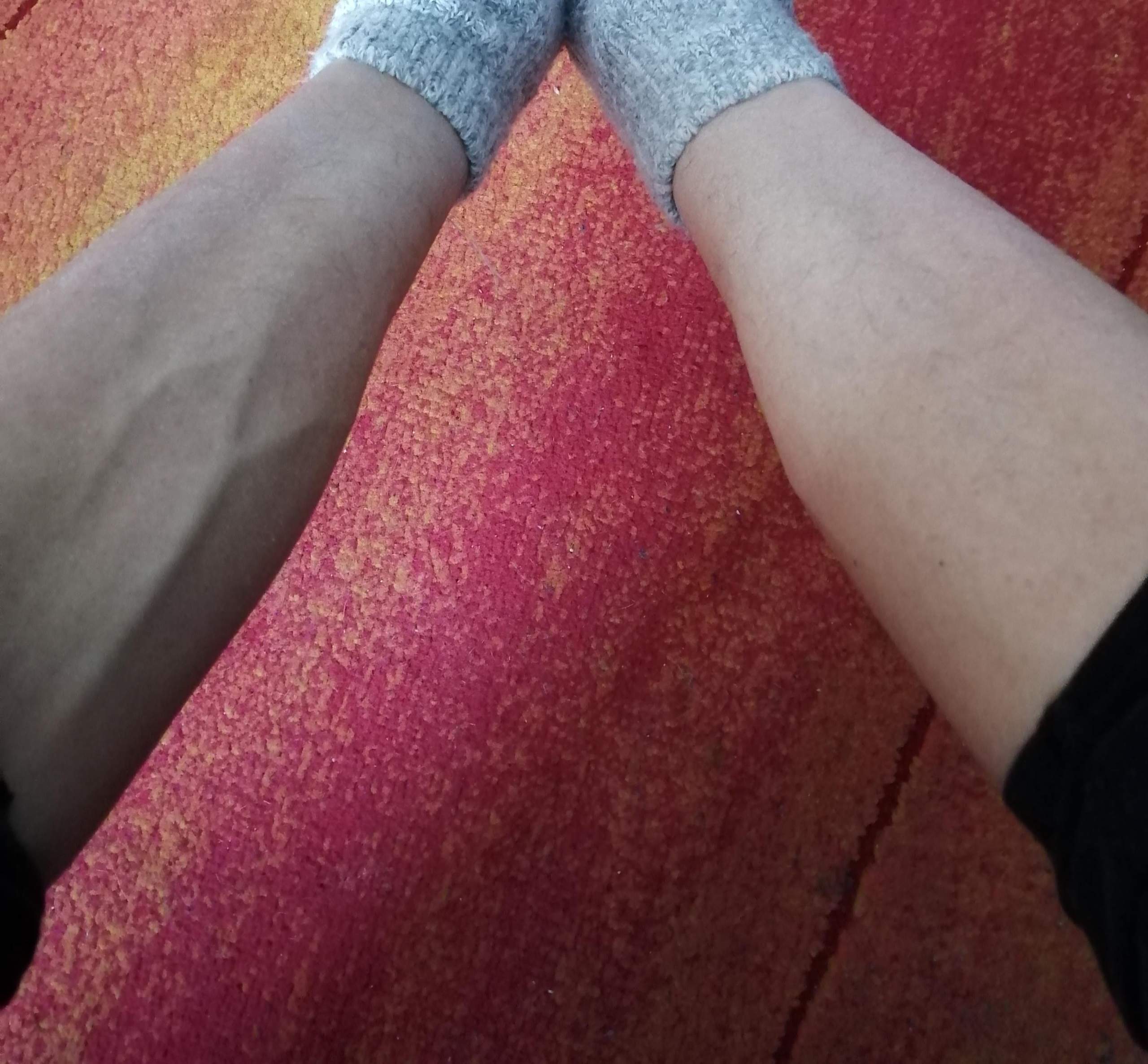 Adern sichtbar brust