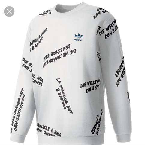 adidas graffiti sweatshirt