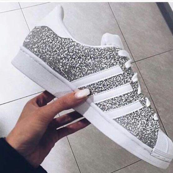 Adidas superstar grau glitzer Clearance