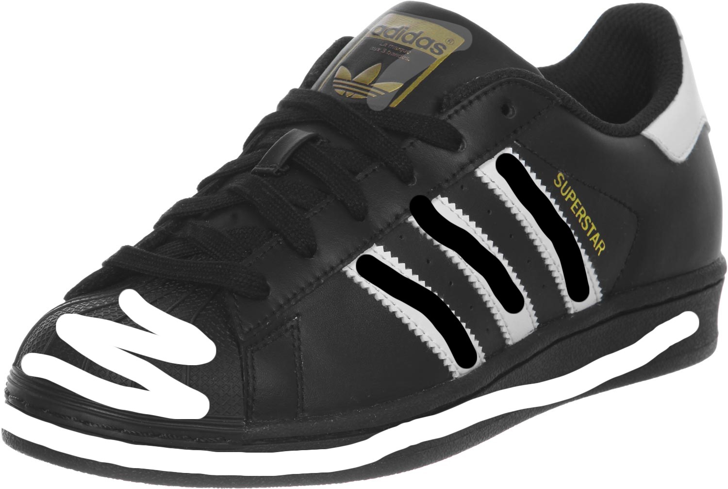 Adidas Superstars mit Nagellack lackieren? (Lederschuhe)