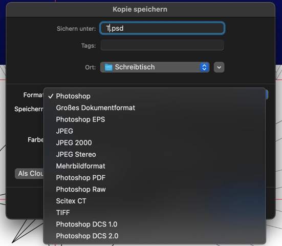 Adobe Photoshop PNG speichern?