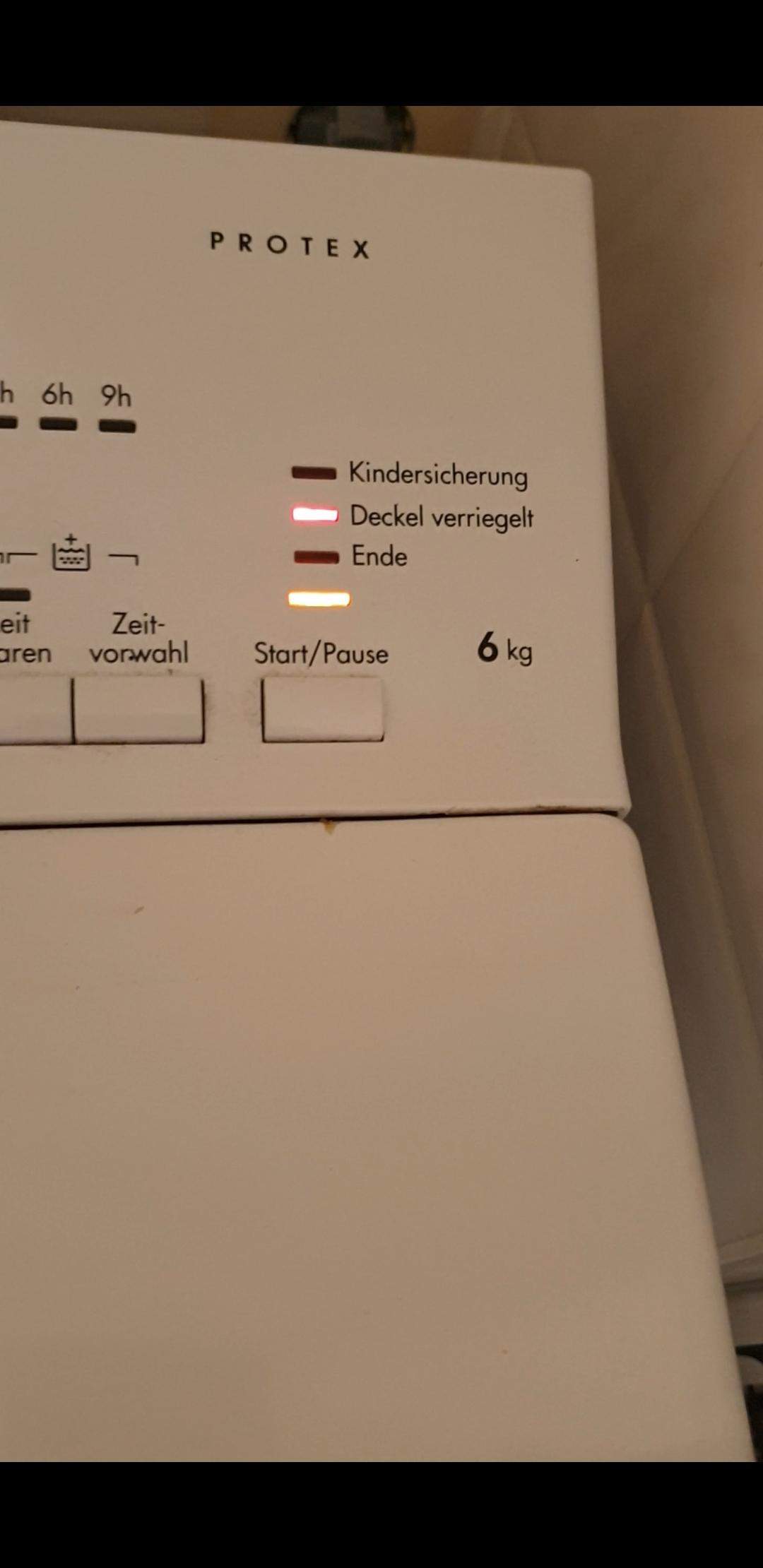 AEG Waschmaschine Toplader Lavamat 51260tl, welcher Fehler? (Fehlermeldung, Handwerk, Sanitär)
