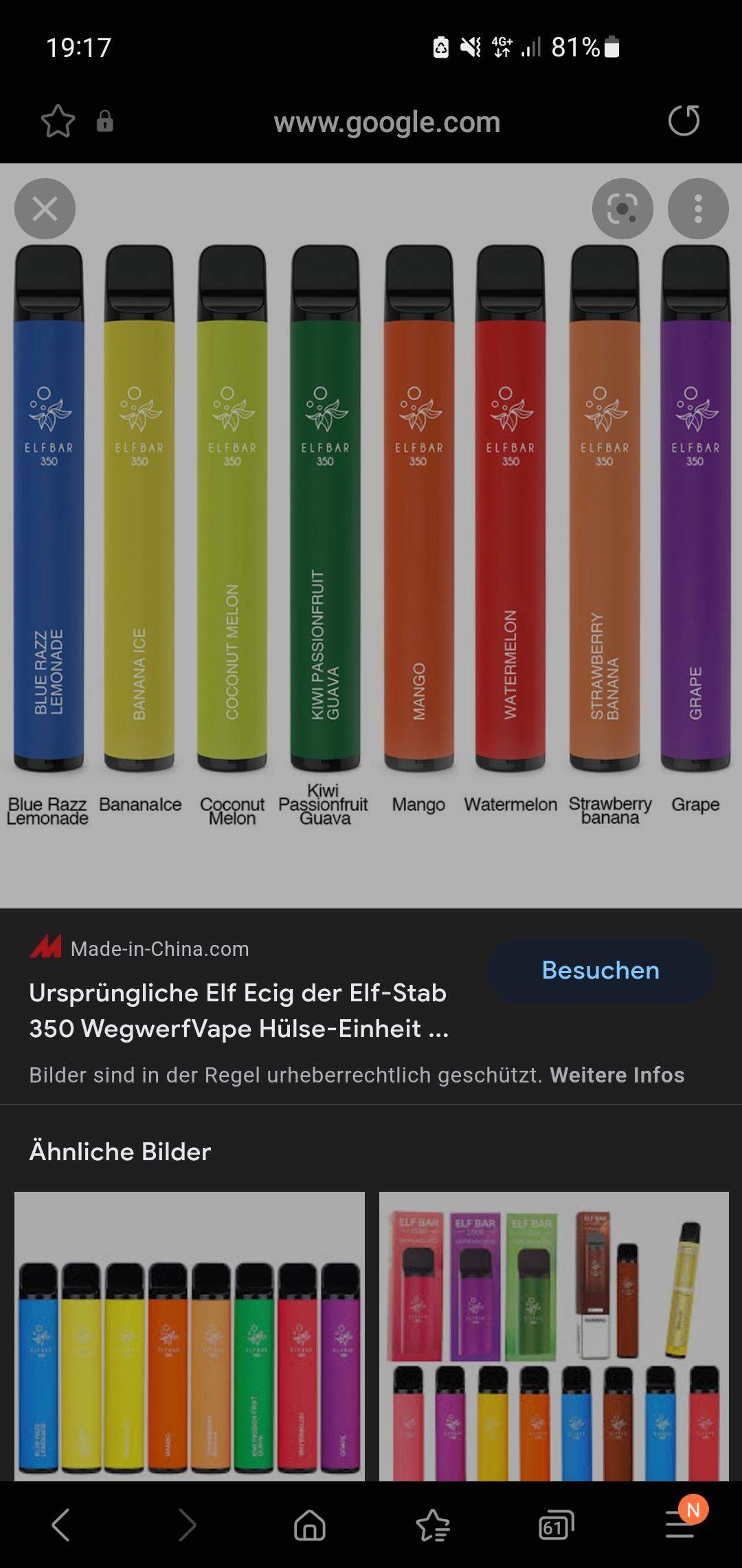 Ähnliche Liquids wie Elfbar? (E-Zigarette, dampfen, Liquid)