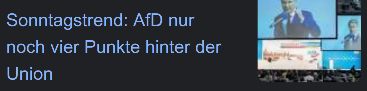 Afd Nur Noch 4 Punkte Hinter Der Cdu Wollt Ihr Merz Nicht Als Kanzler Politik Deutschland