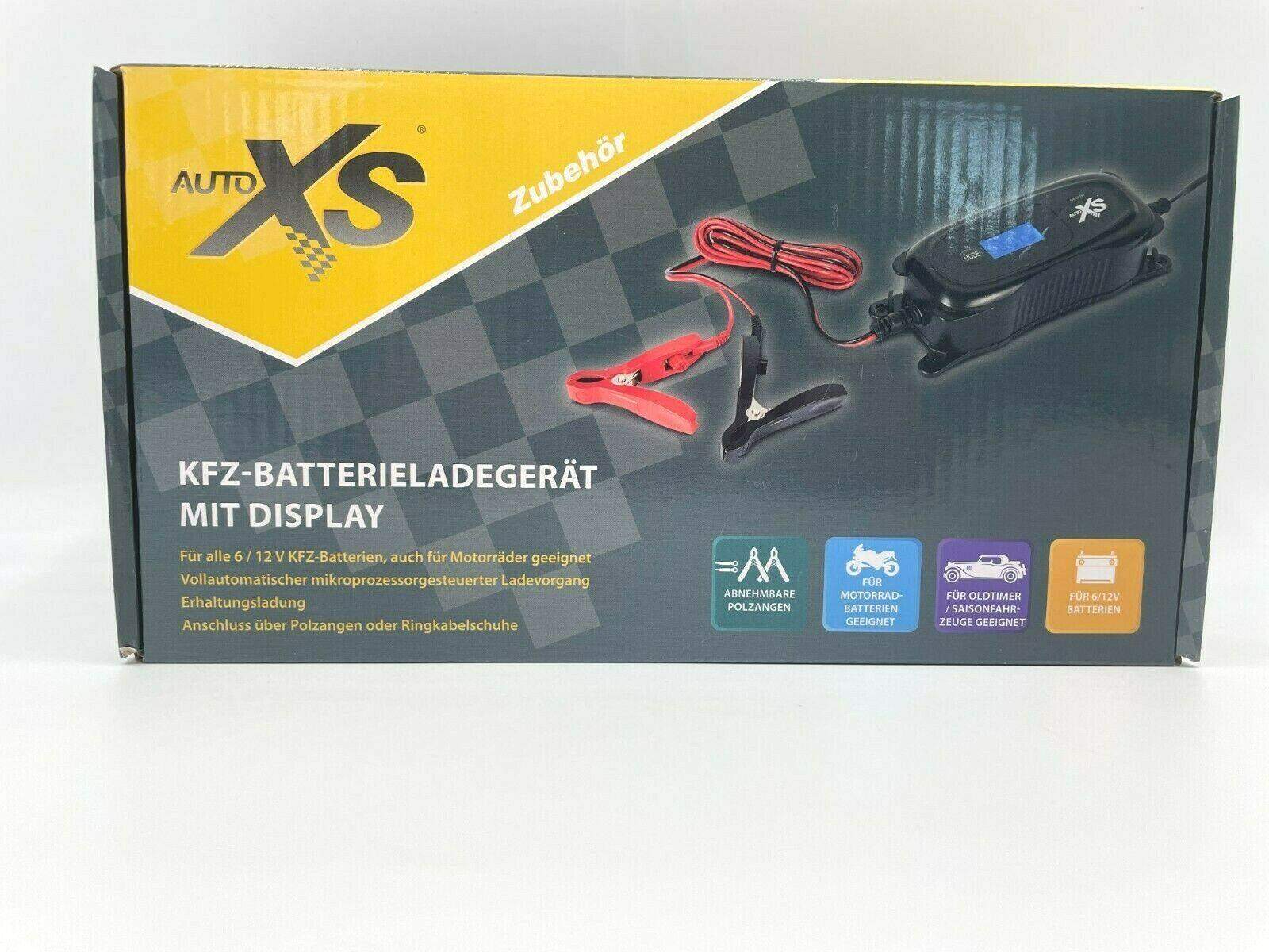 AGM Batterien mit Auto-XS Kfz-Batterie-Ladegerät Laden (Aldi