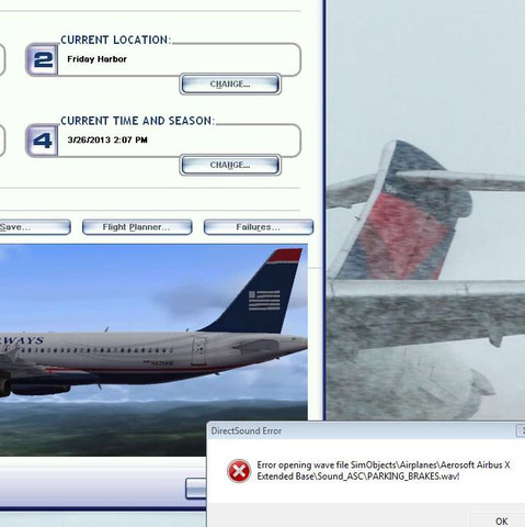 Directsound error - (Error, Simulator, fsx)