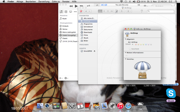 airdrop - (iPhone, Apple, Macbook)