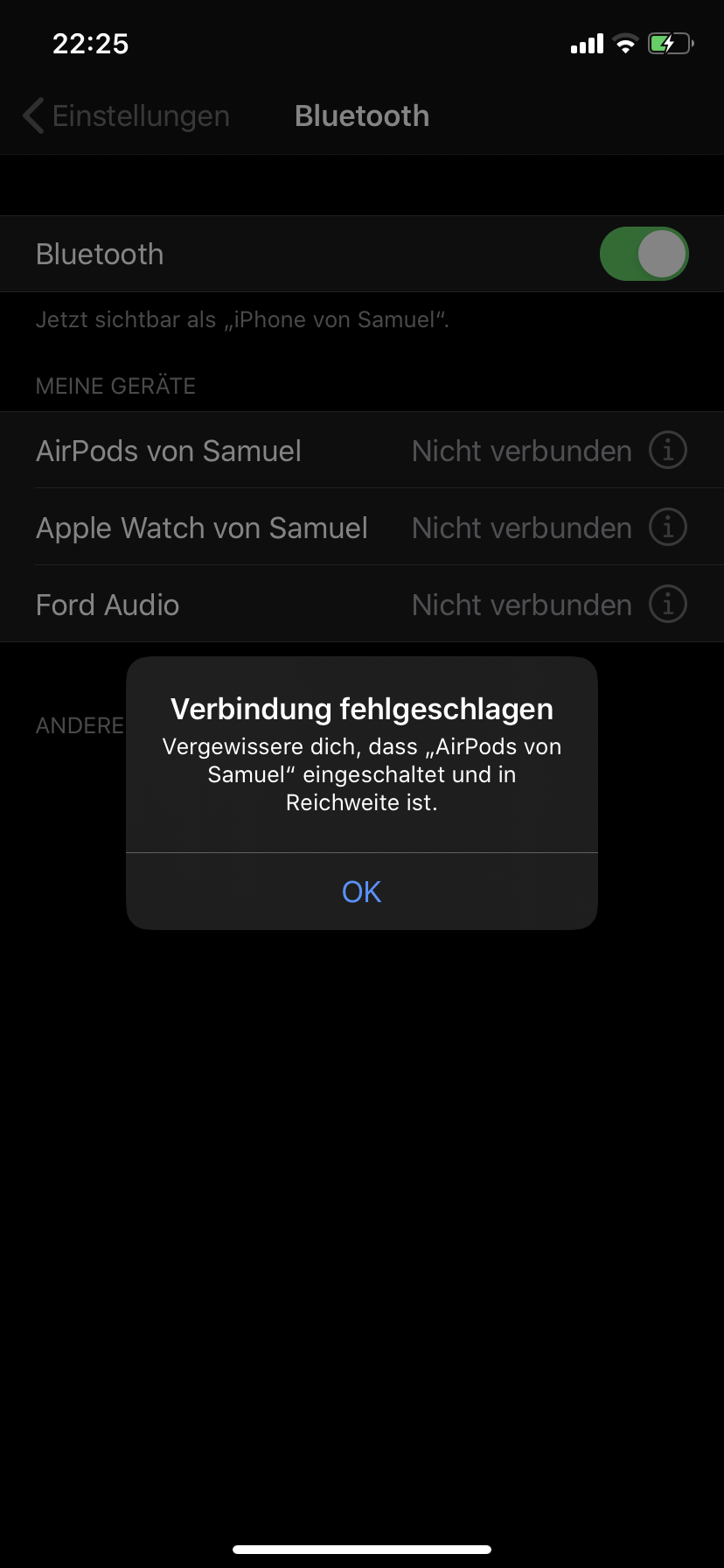 AirPods verbinden sich nicht mehr nach Nutzung? (Apple, Gaming, iPhone)