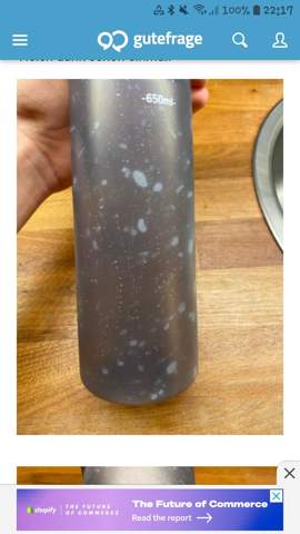 AirUp Flasche hat nach Spülmaschiene komische Flecken, Gerüche und Geschmack, was tun? (Geschirrspüler, air up)
