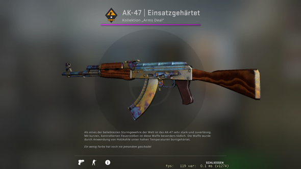 AK-47 Case hardened Wert?
