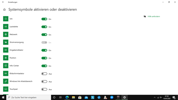 Akku Anzeige Windows 10 Nicht Mehr Auf Taskleiste Computer