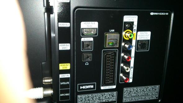 Aktive Subwoofer mit boxen mit Samsung Tv UE55F6500 verbinden (Technik