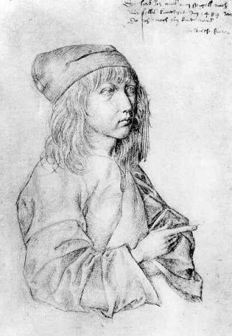 Ein Selbstporträt als er 13 war... - (Kunst, Malerei, Renaissance)