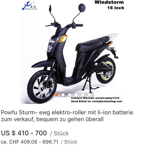 E scooter - (Internet, bestellen, Alibaba)