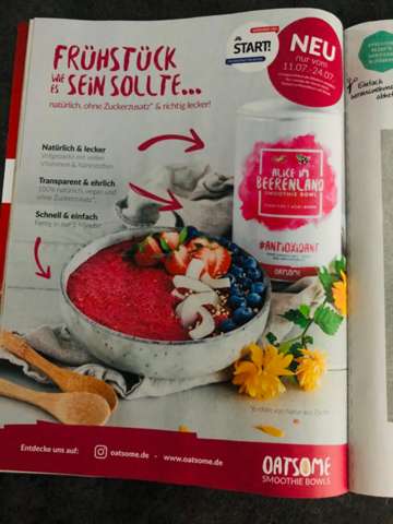 Alice Im Beerenland Oatsome Smoothie Bowls Erfahrungen Abnehmen Diat