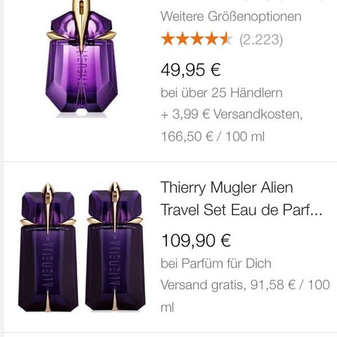 Alien Parfum Dupe Madchen Beauty Junge