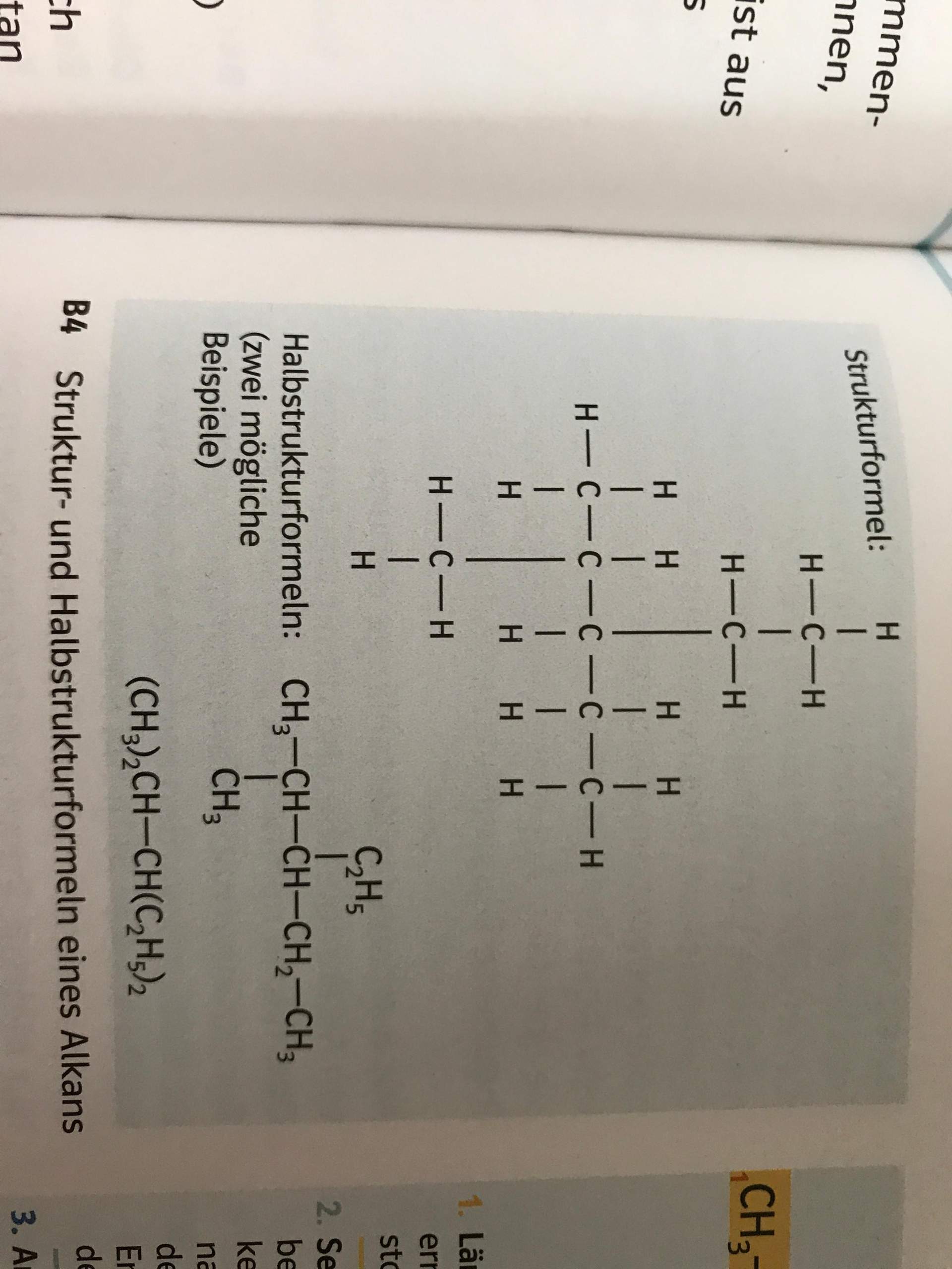 Alkane- Homologe Reihe? (Chemie)