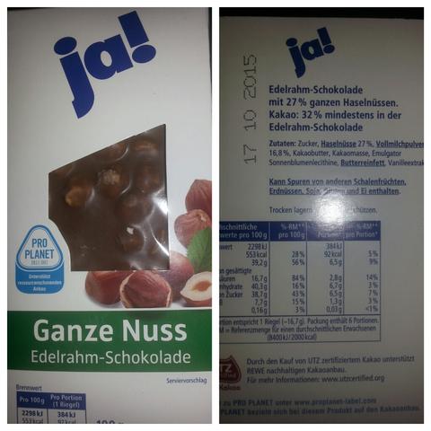 Haselnuss Schokolade - (Allergie, Haselnuss)