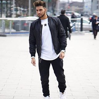 ApoRed mit meiner Bomberjacke - (Größe, bomberjacke, xl)