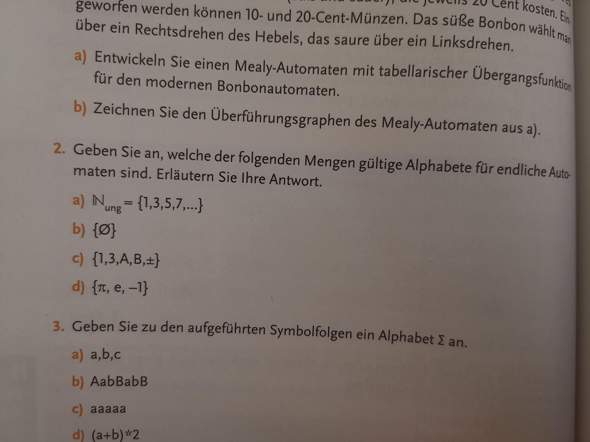 Alphabete Fur Endliche Automaten Informatik Automat