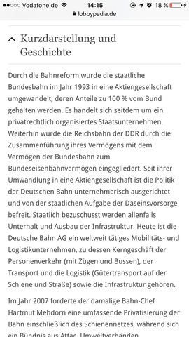 Auszug aus Wiki - (Arbeit, Arbeitsrecht, Deutsche Bahn)