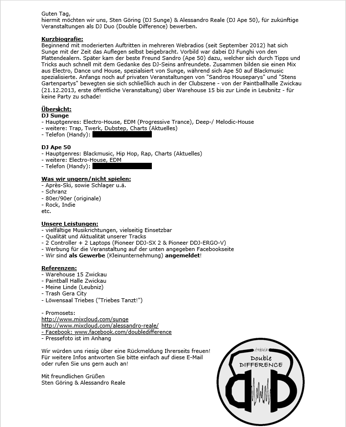 Als Dj Erfolgreich In Clubs Bewerben Musik Bewerbung Werbung