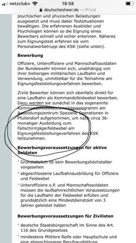 Als Zivilst Zum Ksk Bundeswehr