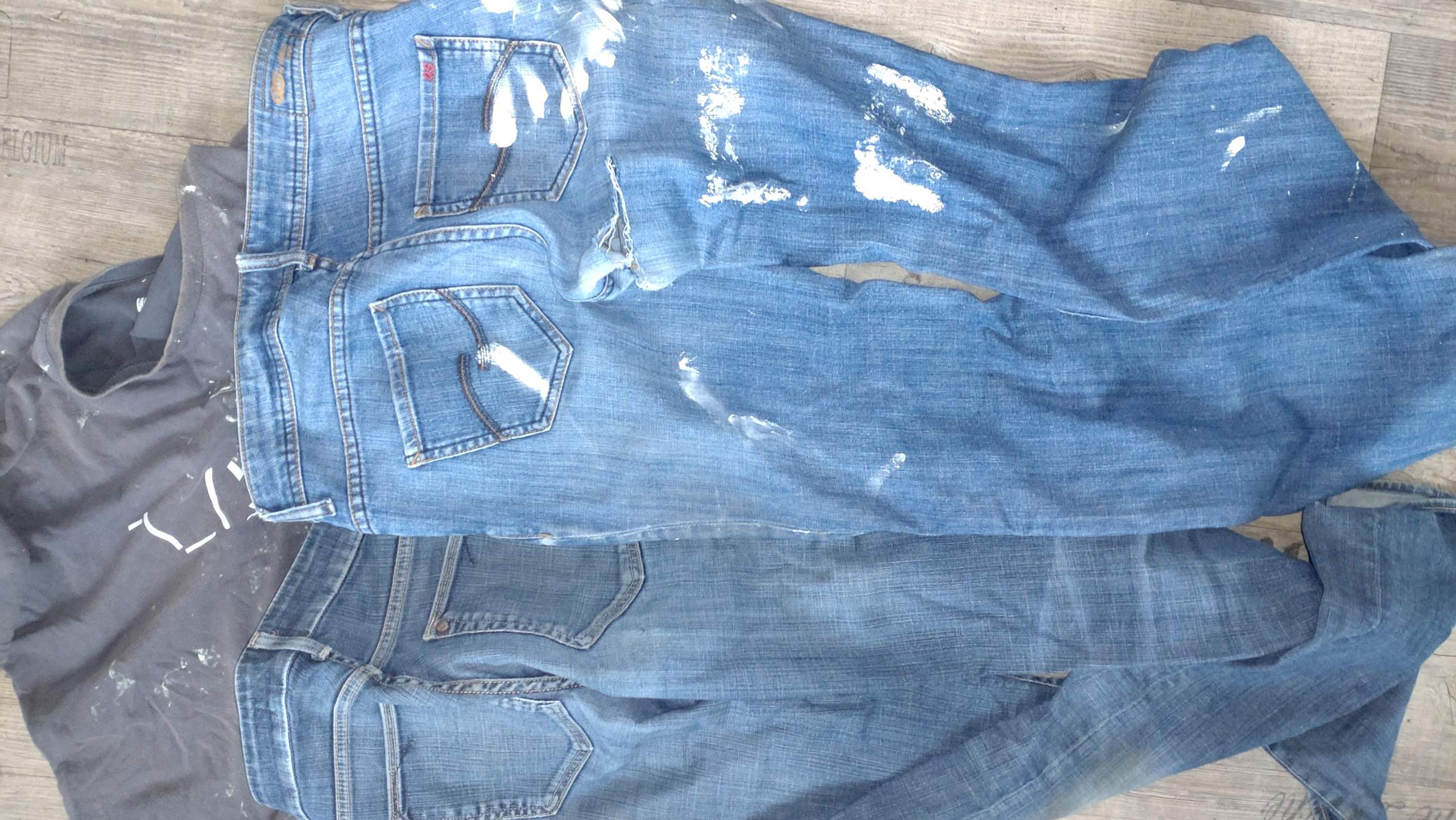 Alte Arbeitsklamotten Müll oder aufheben? (Jeans, Arbeitskleidung)