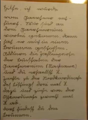 Alte deutsche Handschrift (Deutsch, Geschichte, Schrift)