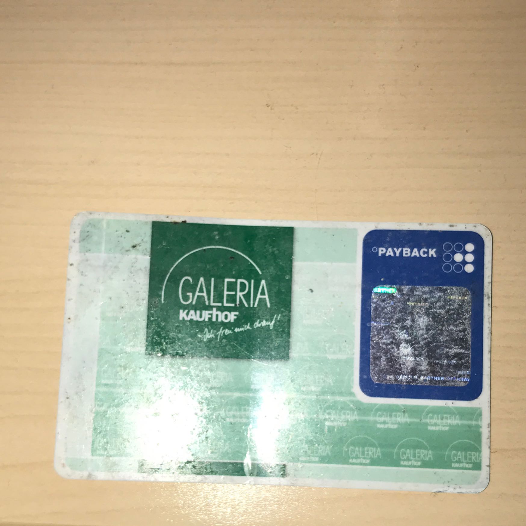Alte Payback Karte Noch Ok Karten Alt Kaufhof