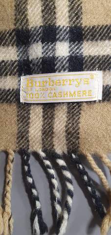 Alter Burberry Schal - echt oder fake?