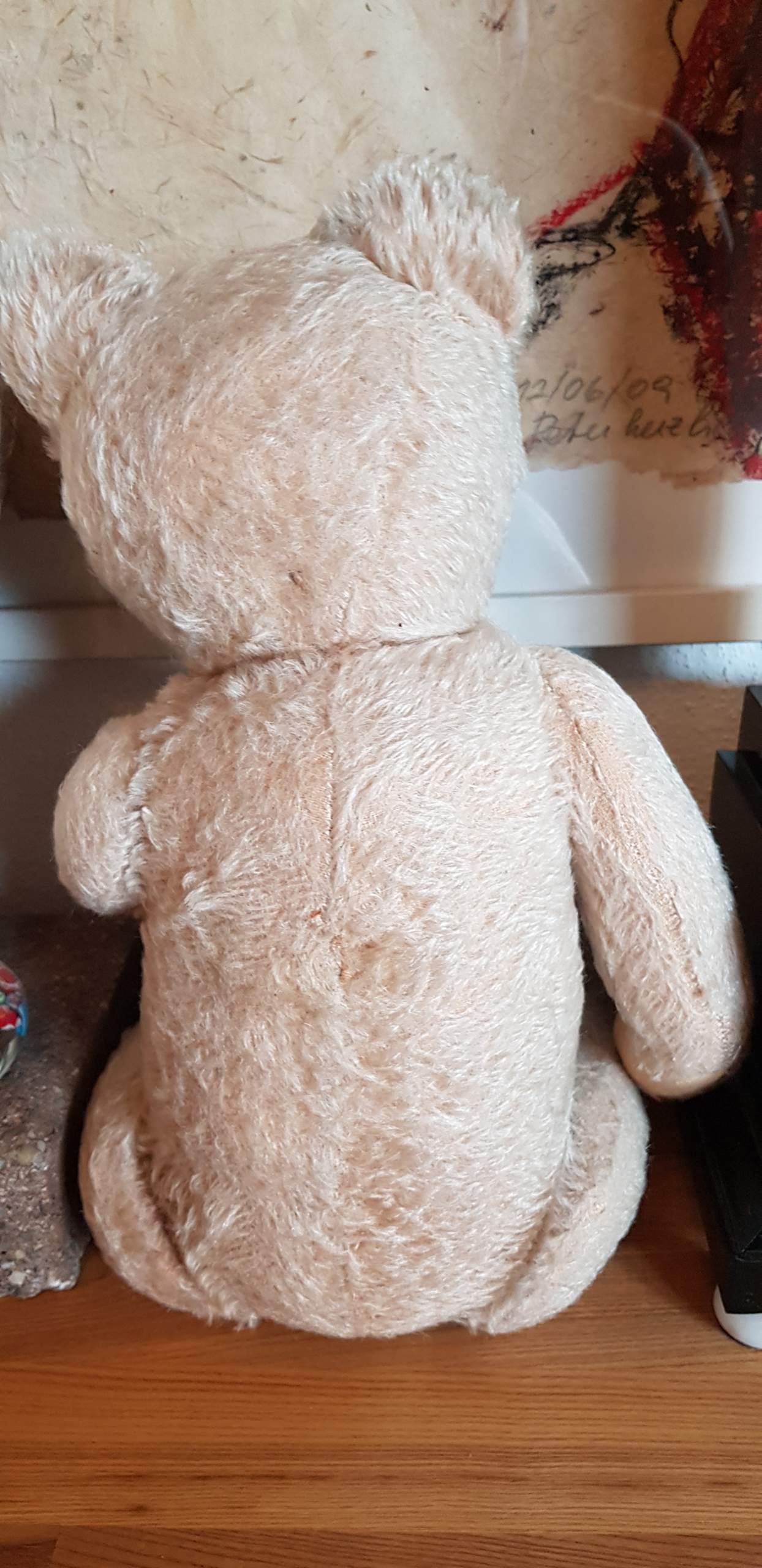 Ancien Ours En Peluche Fridolin - Mohair, Made In Germany, Avec Petit Cochon Steiff