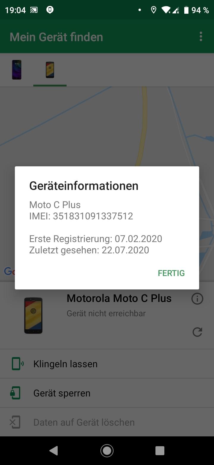 Löschen play store konto bestellverlauf Google play