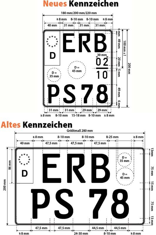 altes kennzeichen schild motorrad auf s neue motorrad ubernehemen