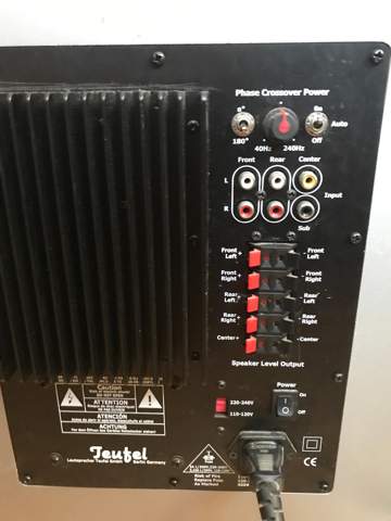 Altes Teufel Soundsystem An Tv Oder Sky Receiver Anschliessen Computer Technik Technologie