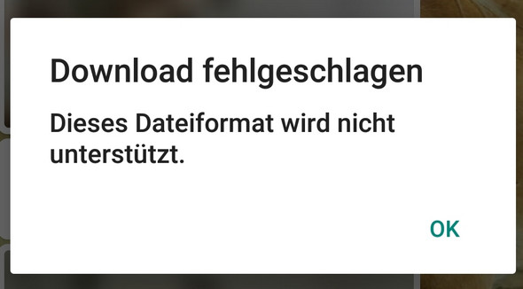 Whatsapp download fehlgeschlagen