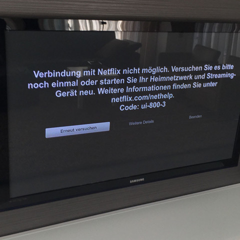 Fehlermeldung - (Internet, Netzwerk, Router)