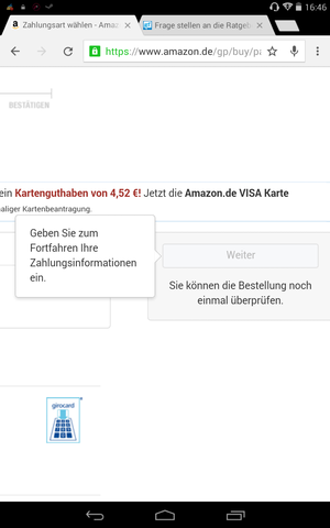 Button Grau - (Amazon, Gutschein, Zahlungsinformationen)