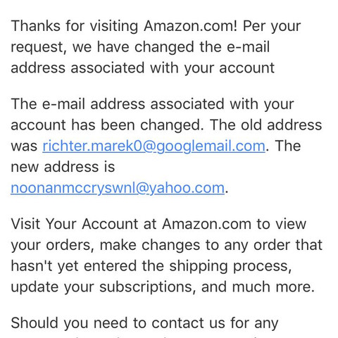 Amazon Account Gehackt