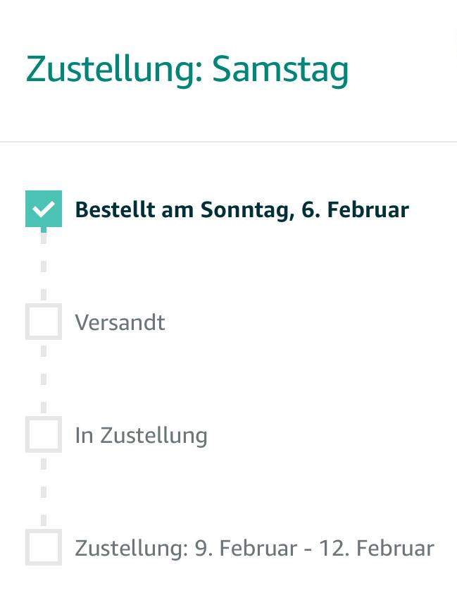 Amazon Lieferdatum? (Bestellung)