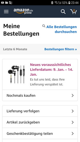 Amazon Lieferung Ist Angekommen Aber Da Steht Es Tut Uns Leid Dass Ihre Lieferung Verspatet Ist
