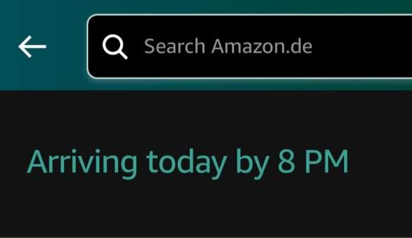 Amazon Packet in Belgien soll heute ankommen?