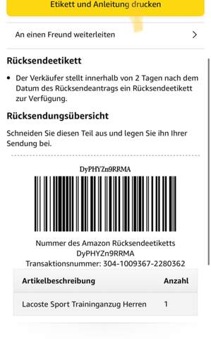 Amazon Paket zurücksenden wie? (Computer)