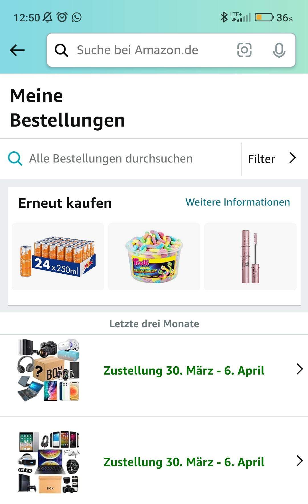 Amazon Retouren kauf? (Bestellung, Lieferung, Retoure)
