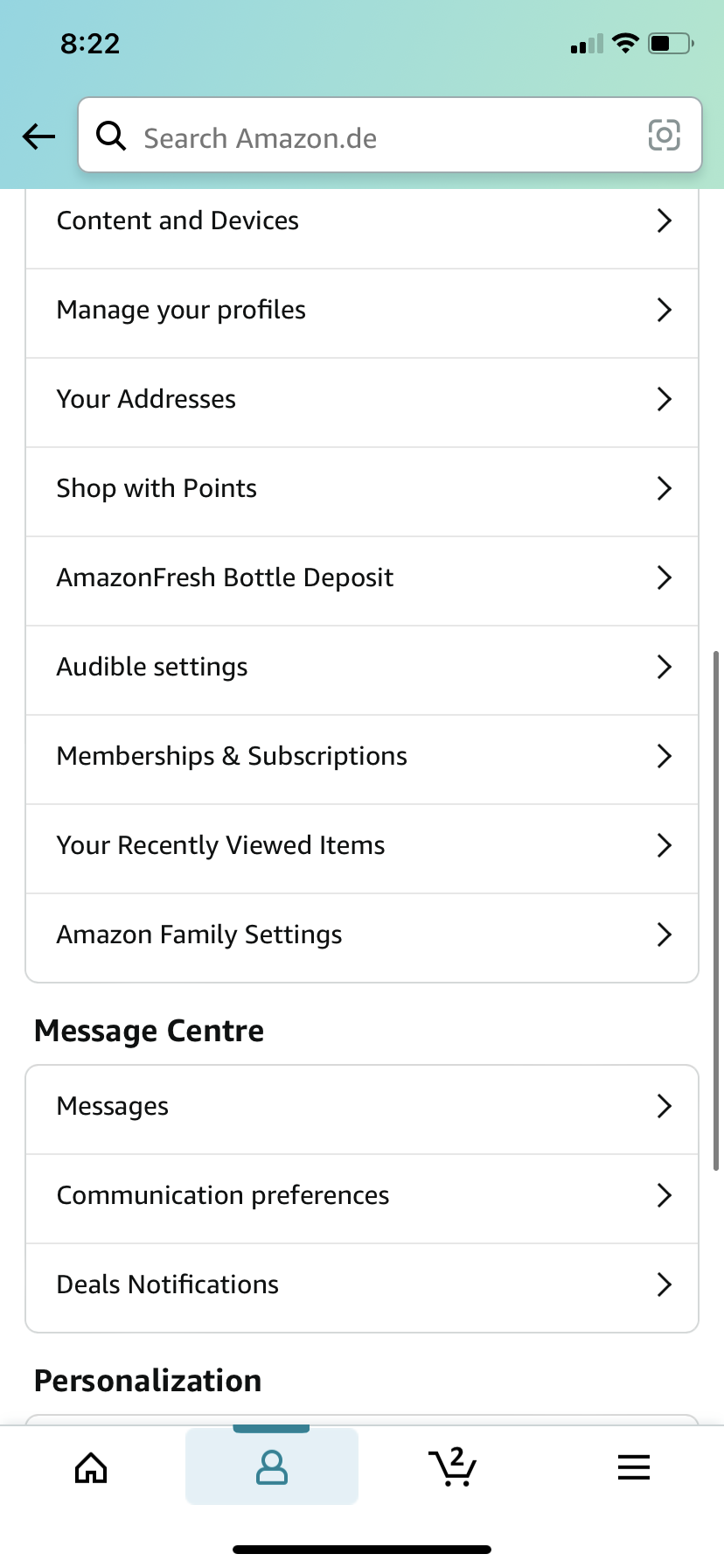 amazon sprache ändern? Technik, Technologie)