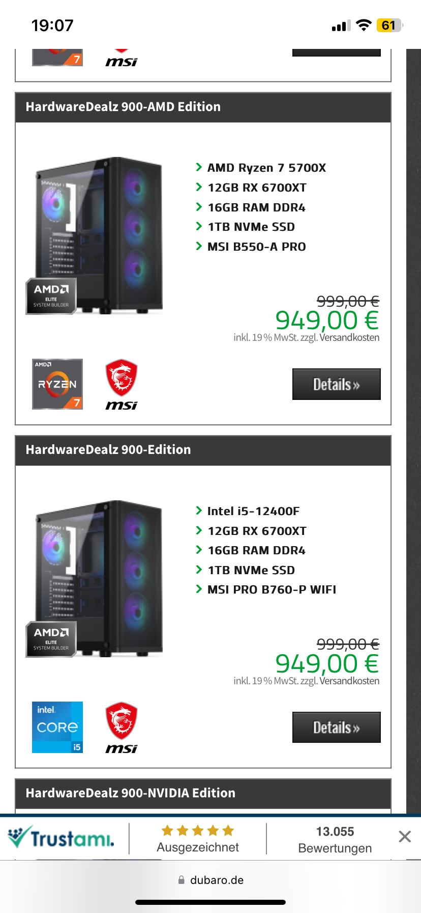 Amd oder intel als Cpu? Dubaro)