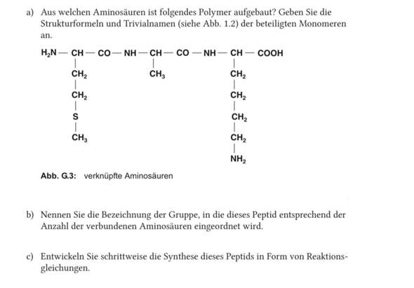 Aminosäuren Polymer (Chemie)?