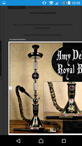 Amy Deluxe Royal. - (Shisha, Amy Deluxe)