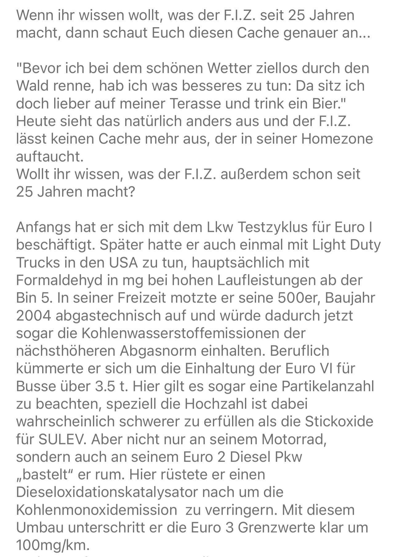 An alle Autoliebhaber und Rätsler: Macht das für euch Sinn? (Auto, Rätsel, Geocaching)