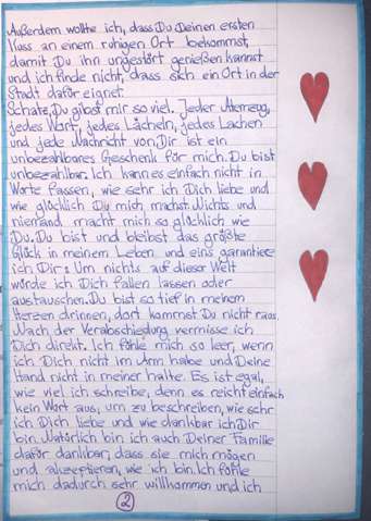 An die Mädchen/Frauen: Wie findet ihr diesen Liebesbrief? (Liebe, Liebe